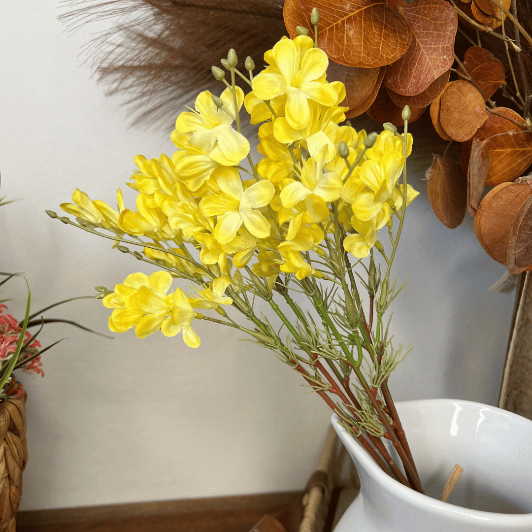 Ramalhete Flor Do Campo Amarelo 35cm