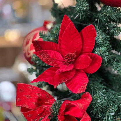 Poinsetia Natalina Vermelho - 45cm