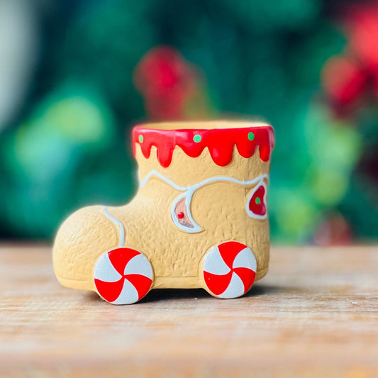 Vaso Bota Gingerbread - 8cm