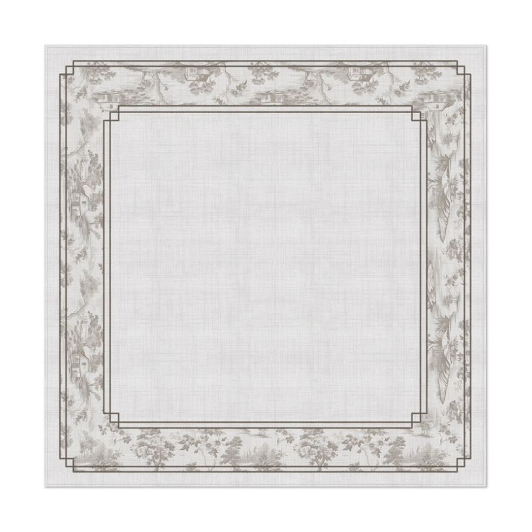 Toalha de Mesa Toile de Jouy 1,40m x 1,40m