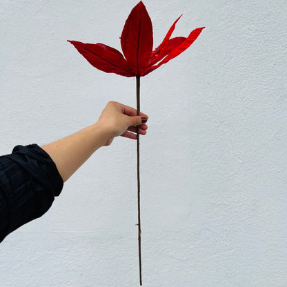 Flor Bico de Papagaio Vermelho - 50cm