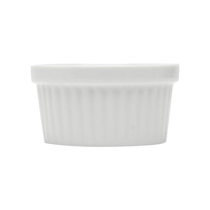 Ramequim de Porcelana Classic Branca 6x4cm