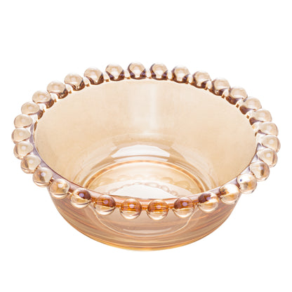 Conjunto de 4 Bowls Pearl na cor Âmbar