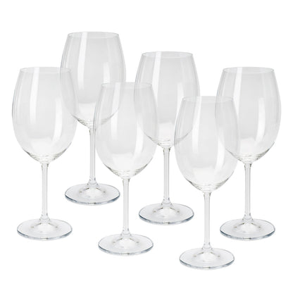 Conjunto 6 Taças Cristal Ecologico para Vinho Tinto Gastro 450ml