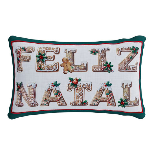 Capa Natalina Feliz Natal Doces - 35cm x 55cm