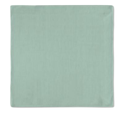 Kit 02 Guardanapos com Argolas Tricoline Liso Verde Menta 43x43cm