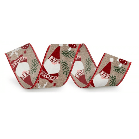 Fita Decorativa Natalina Noel 6,3cmx9,14m