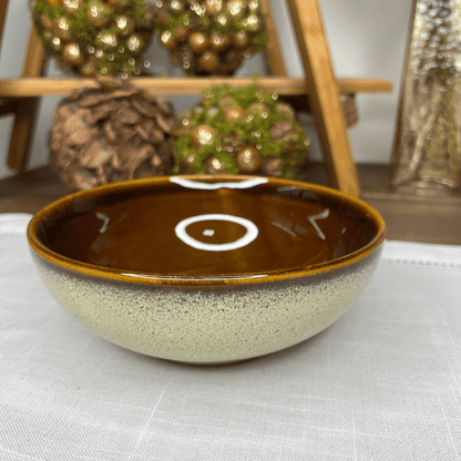 Bowl Noir Ceramica Marrom 750ml 16,7x6cm