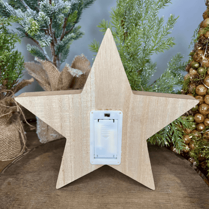 Estrela Maia Decorativa Com Led 25cm