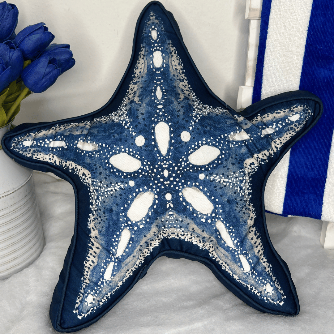 Almofada Estrela do Mar Com Cordone 44x45cm