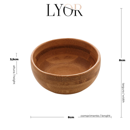 Bowl de Bambu Verona 8x3,5cm