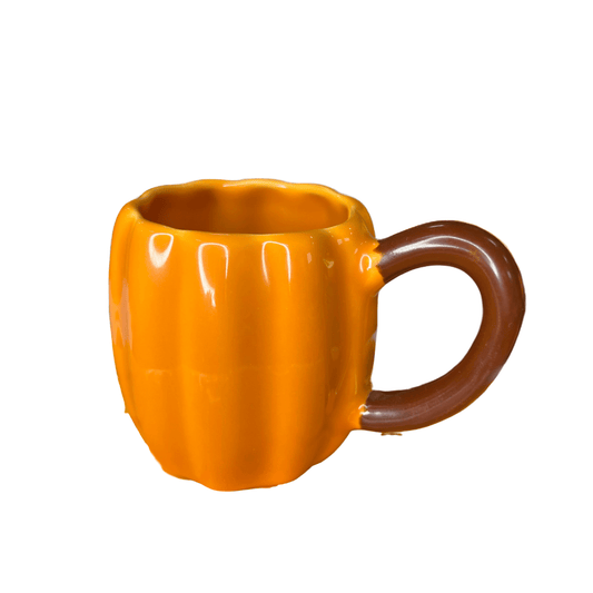 Caneca Abobora Laranja de Cerâmica 300ml