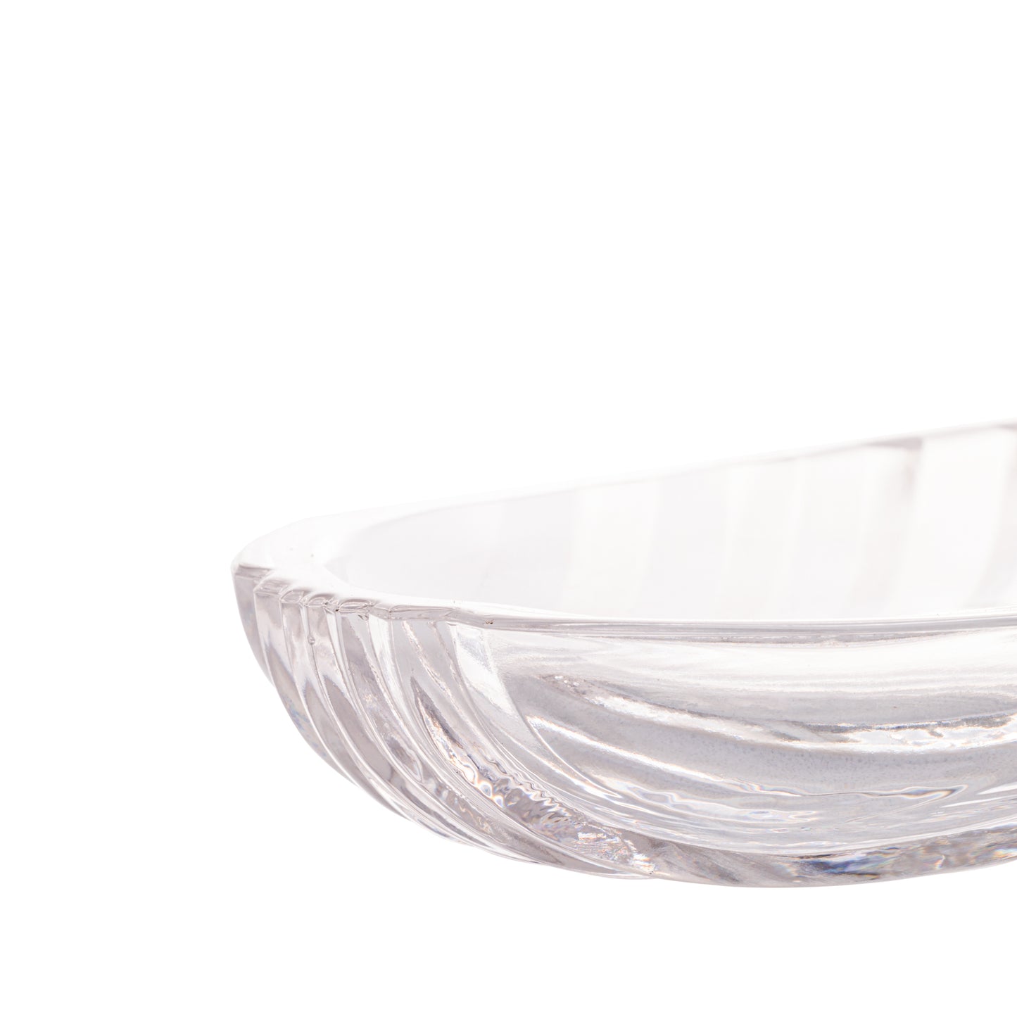 Folha Decorativa de Cristal de Chumbo 39,5x14x3cm