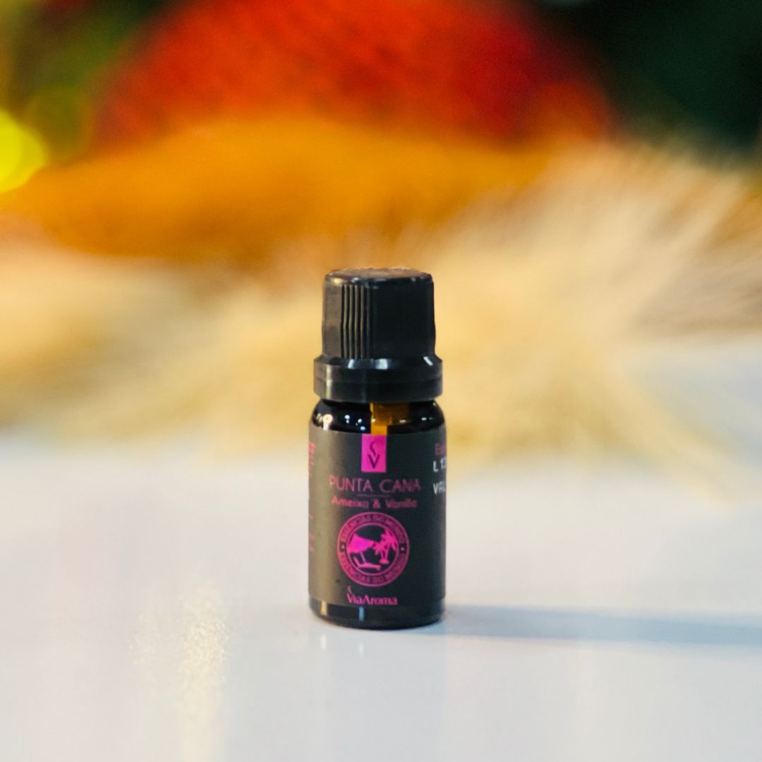 Essência Via Aroma Mundo Punta Cana ( Ameixa e Vanilla ) - 10ml