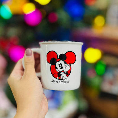 Caneca de Porcelana Retro Mickey Mouse Classic - 300ml Disney