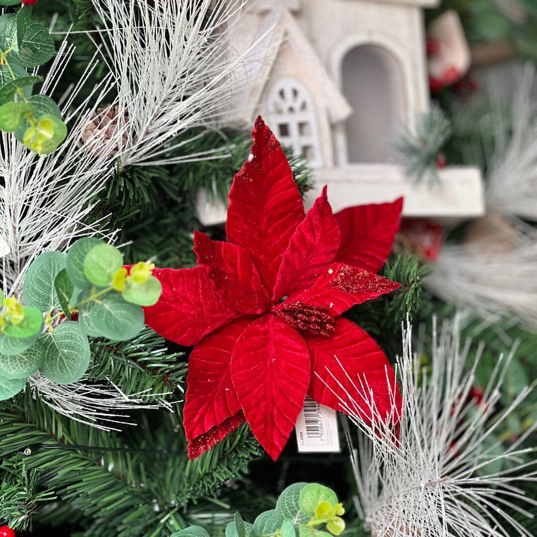 Poinsetia Natalina Vermelho - 45cm