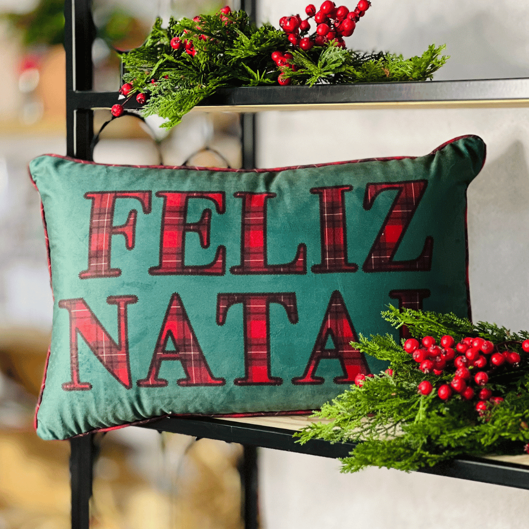 Almofada de Natal Com Cordone 35cmx55cm