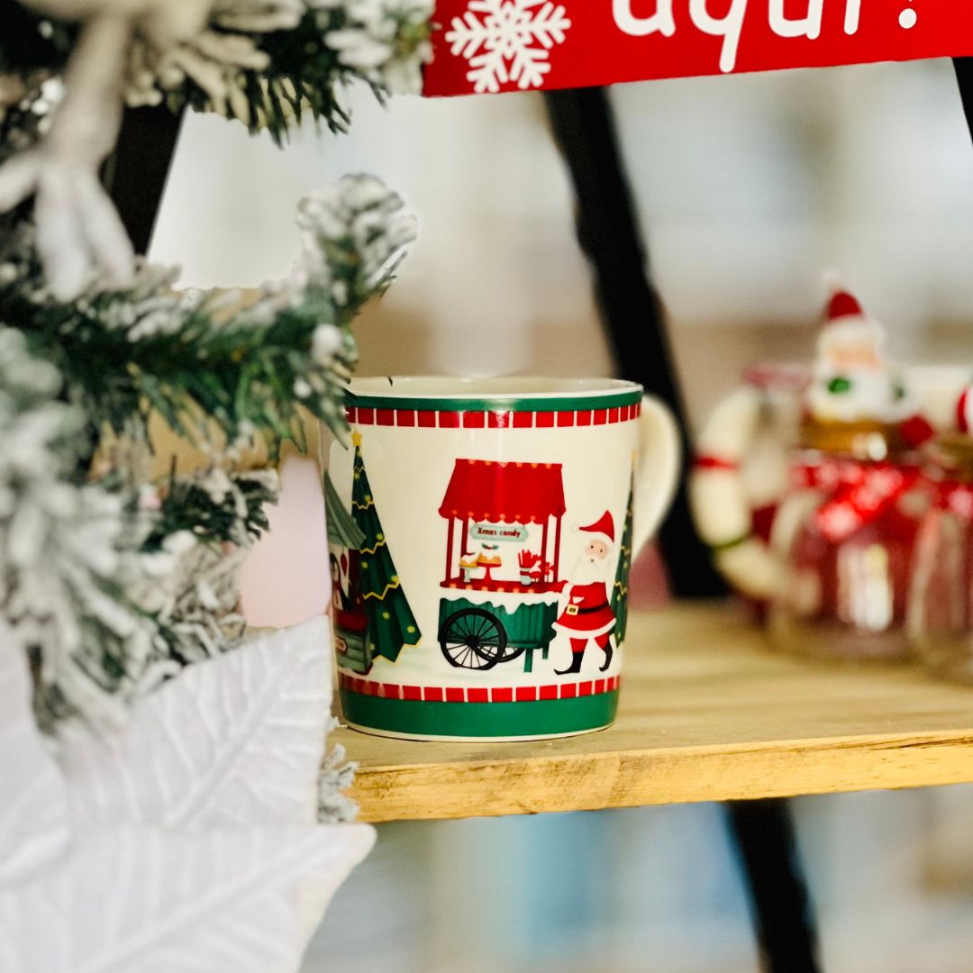 Caneca De Natal - Vilarejo 9,5cm