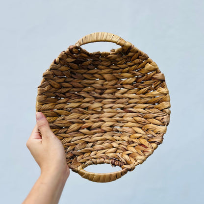 Cesta Redonda Seagrass Natural - 28x26x7cm