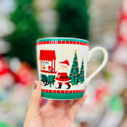 Caneca De Natal - Vilarejo 9,5cm