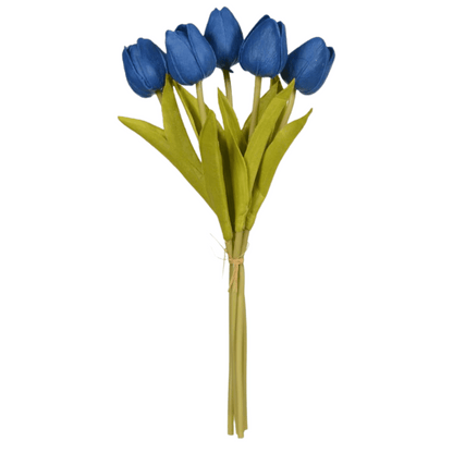 Ramalhete Tulipa Azul Outono 32cm