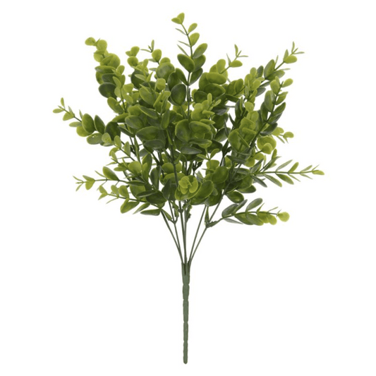 Flor Eucalipto Plastico Verde 35cm