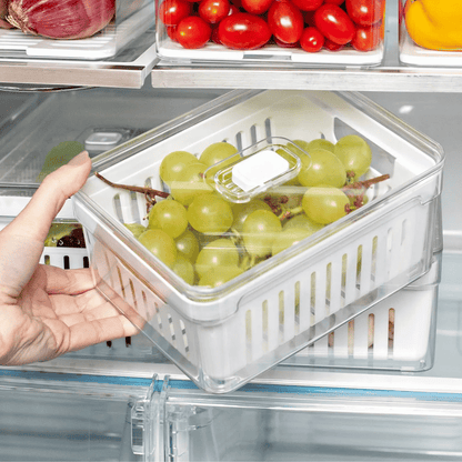 Organizador Clear Fresh Com Cesto 2,2l