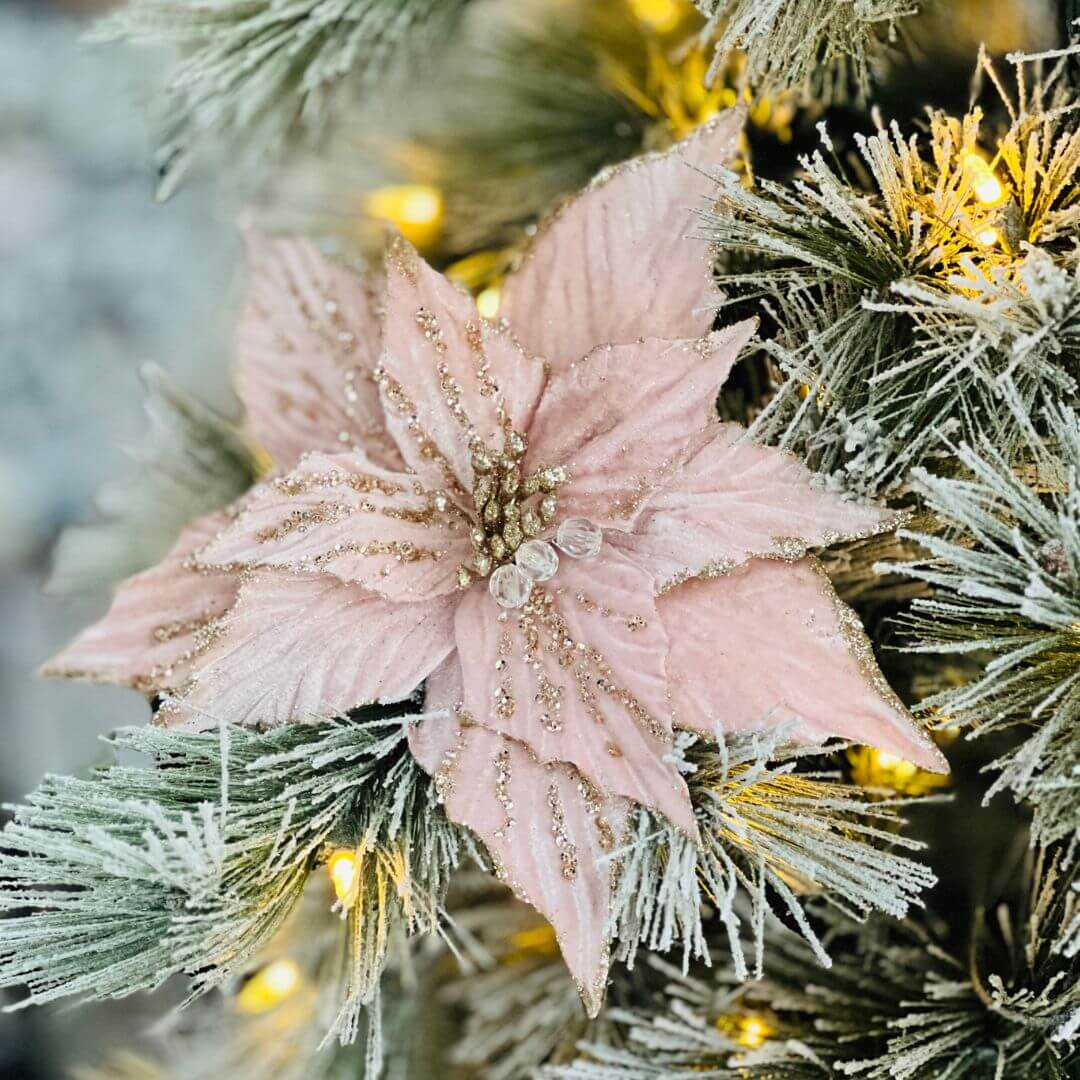 Poinsetia Decorativa Rose - 35cm