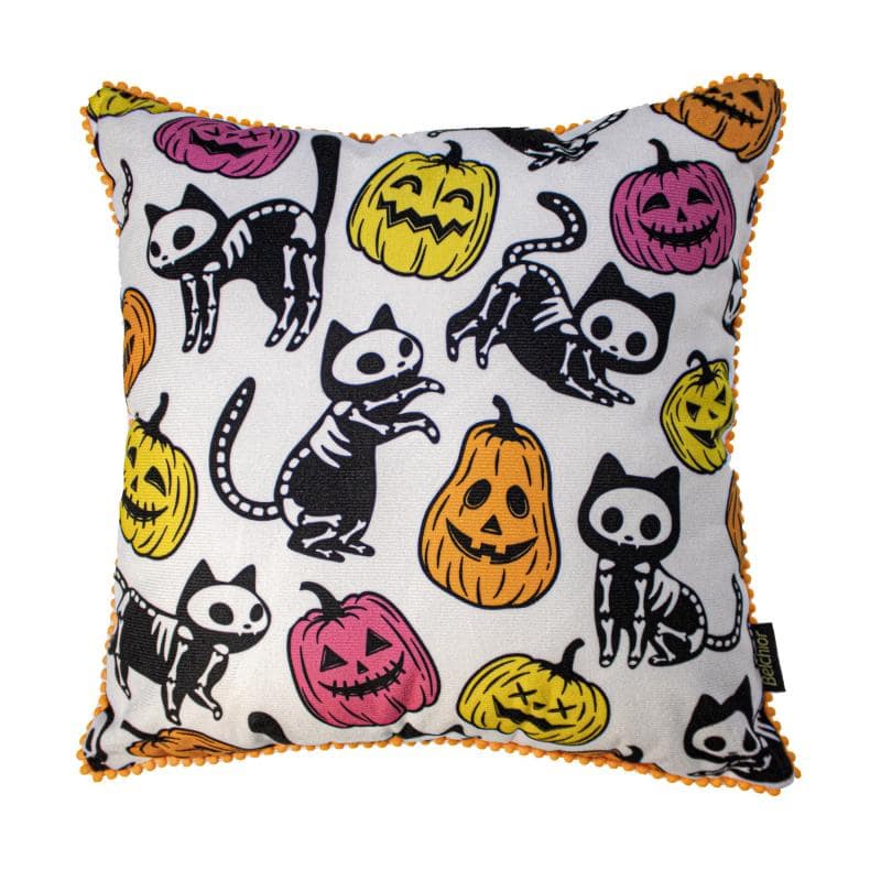 Almofada Halloween Com Mini Grelot 43x43cm