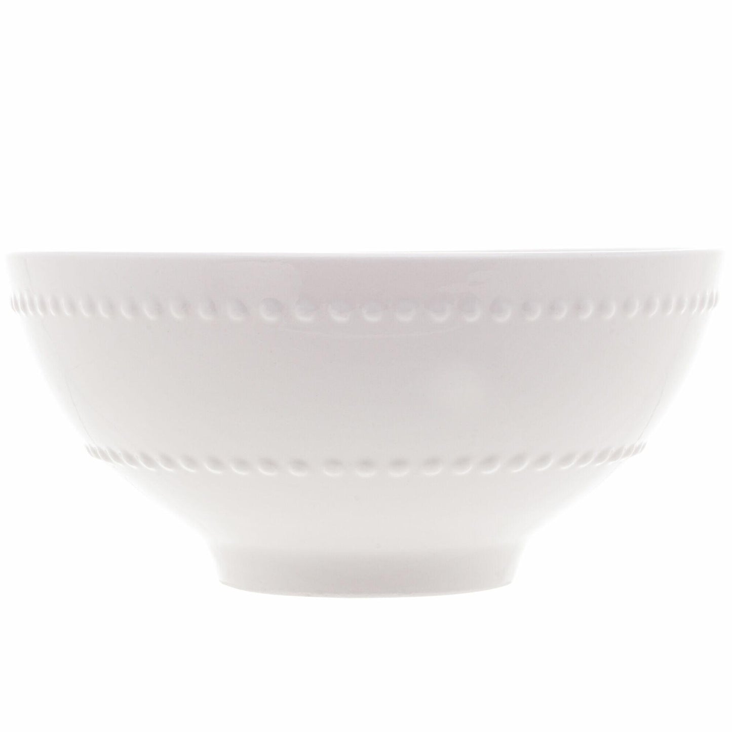 Bowl de Porcelana New Bone Pearl Branco 15x7cm