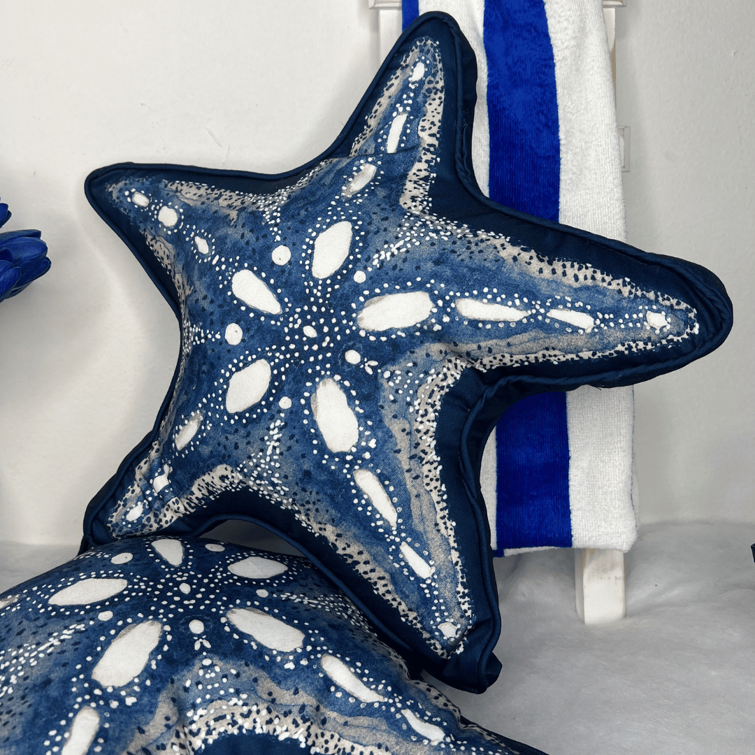 Almofada Estrela do Mar Com Cordone 44x45cm