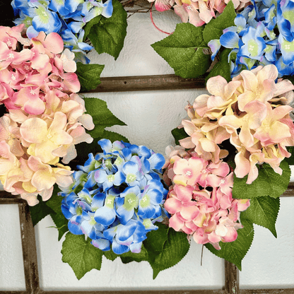 Guirlanda Floral Hortensia Maria Celia 45cm