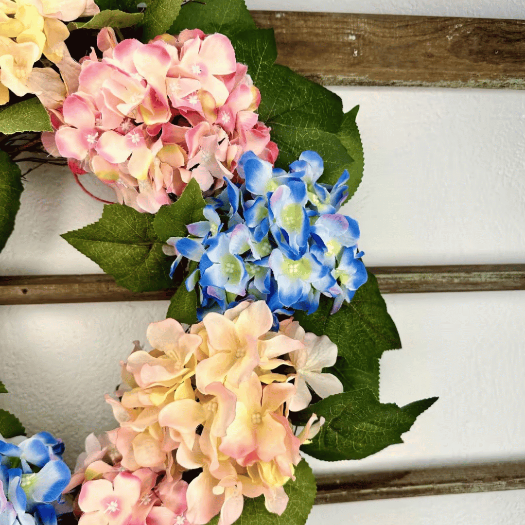 Guirlanda Floral Hortensia Maria Celia 45cm