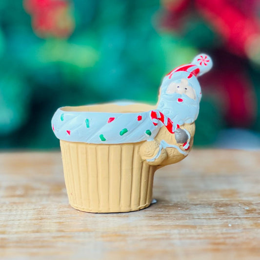 Vaso Cupcake Noel -10cm