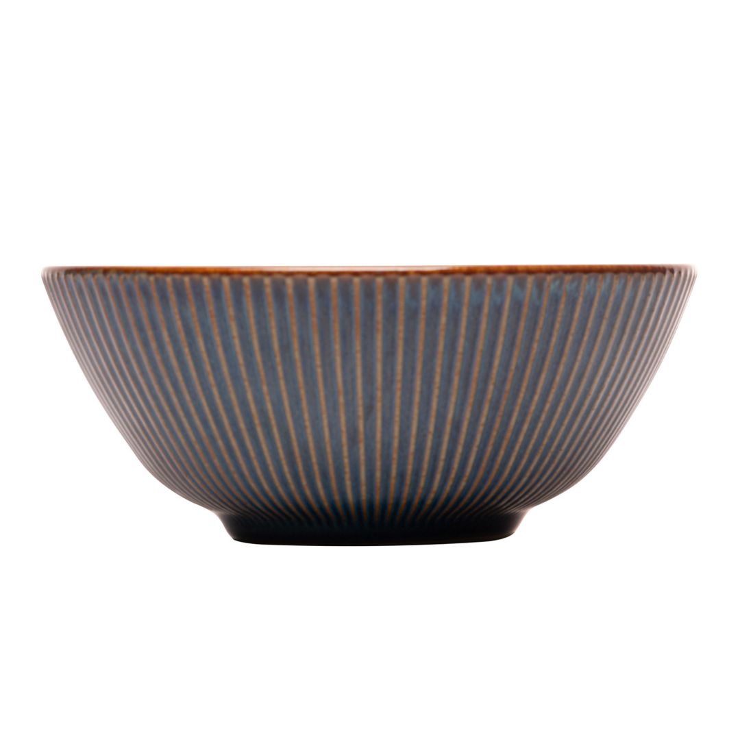 Bowl de Cerãmica Linear - Azul 16x7cm