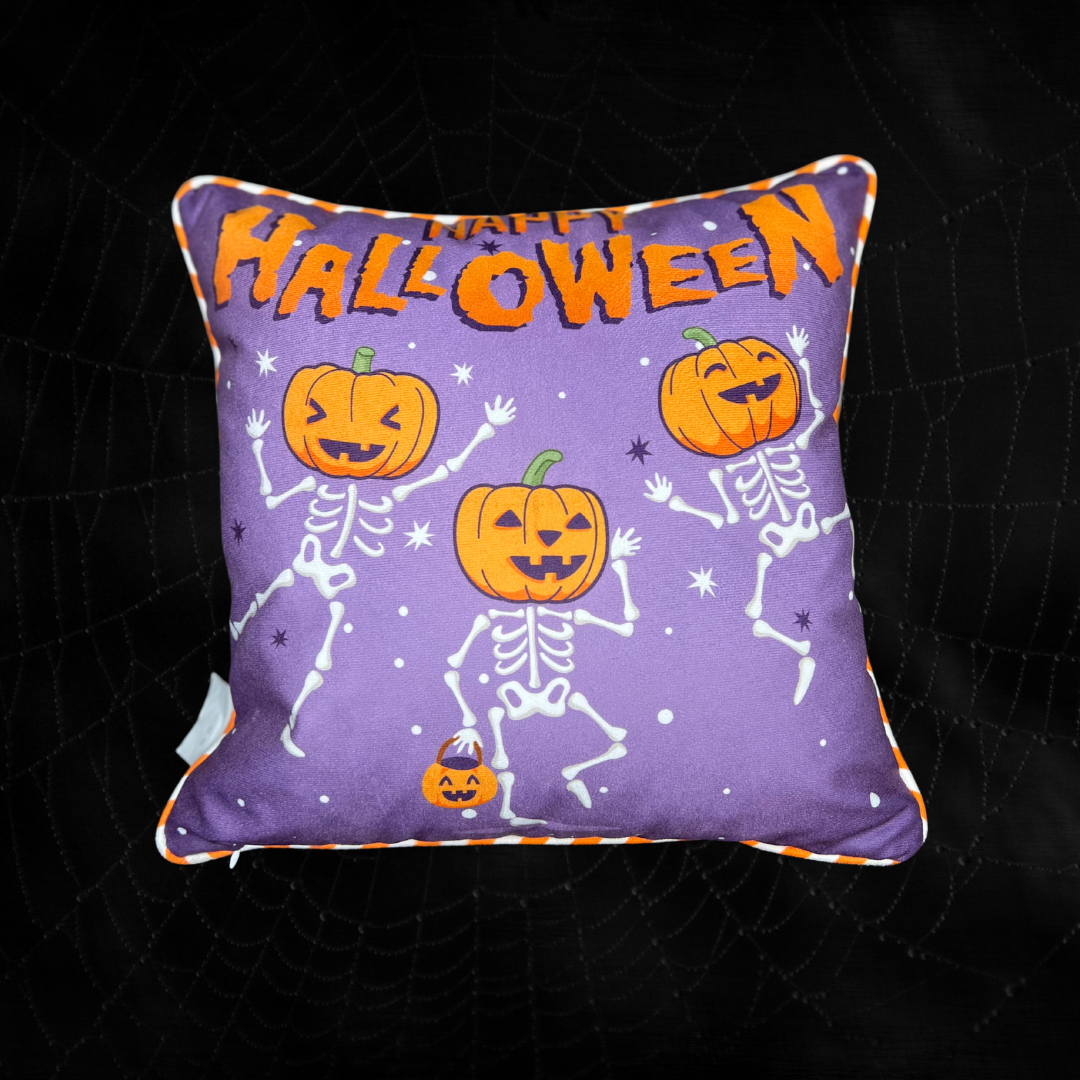 Capa Happy Halloween Aboboras Com Cordone 43x43cm