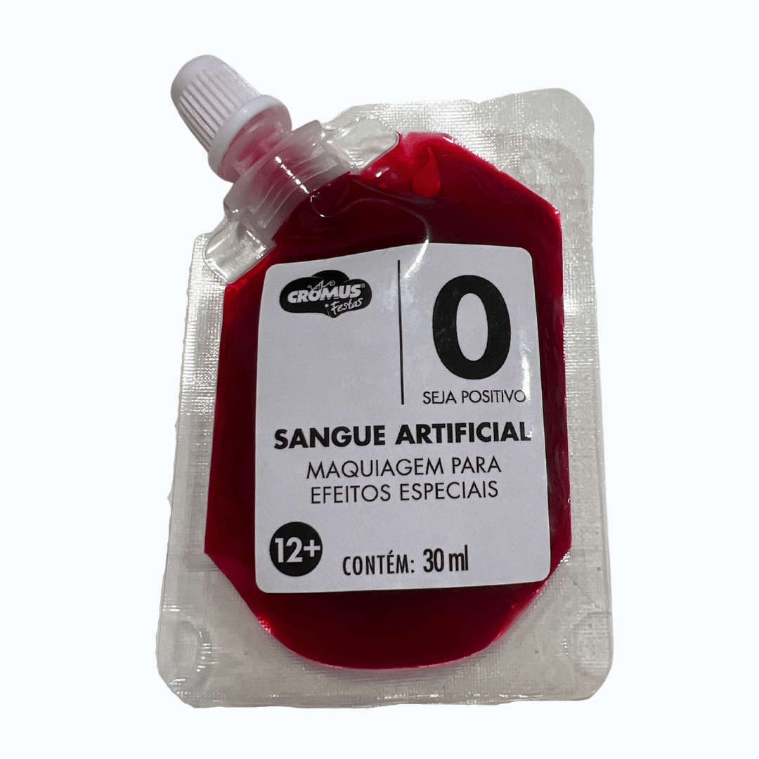 Bolsa de Sangue Falso Para Maquiagem Artificial 30ml