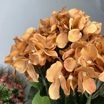 Buque Hortensia Ocre Claro 50cm