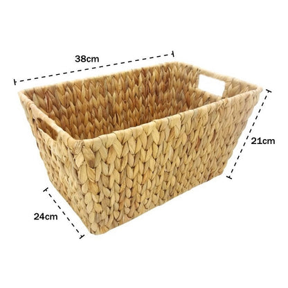 Cesta Organizadora SeaGrass Natural 38x23x20cm (G)