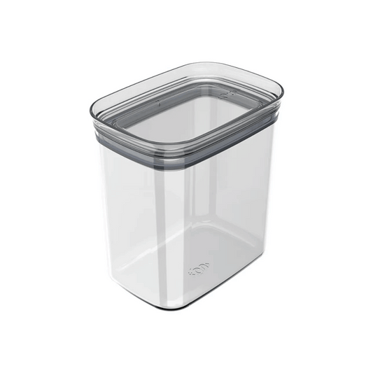 Pote Hermético Organizador Block Retangular Transparente 1,5l