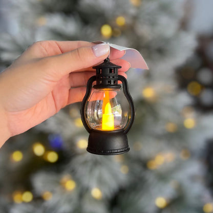 Mini Lanterna Com Vela de Led - 9cm