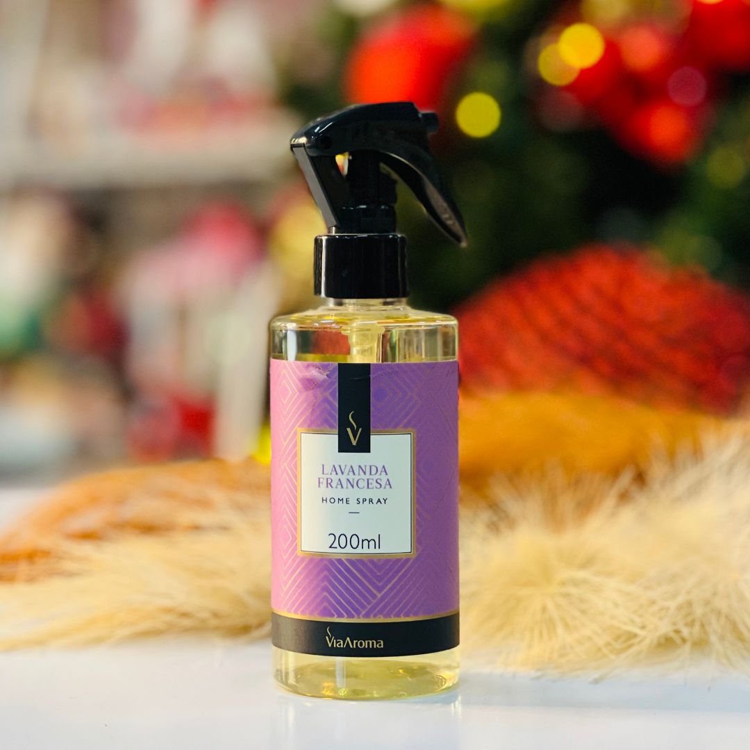 Home Spray Via Aroma Classica Lavanda Francesa - 200ml