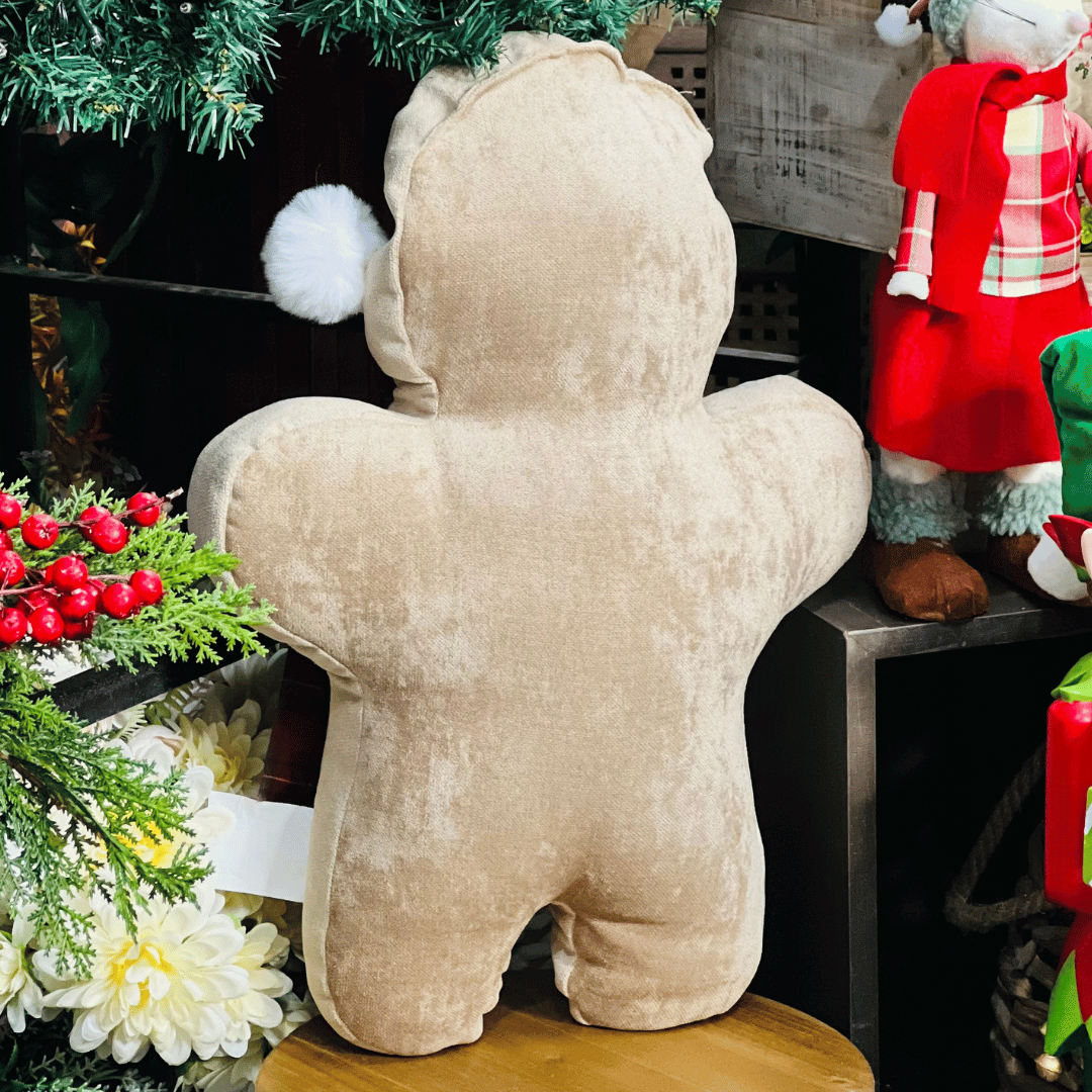 Almofada de Natal Em Formato de Ginger Bel  37cmx53cm