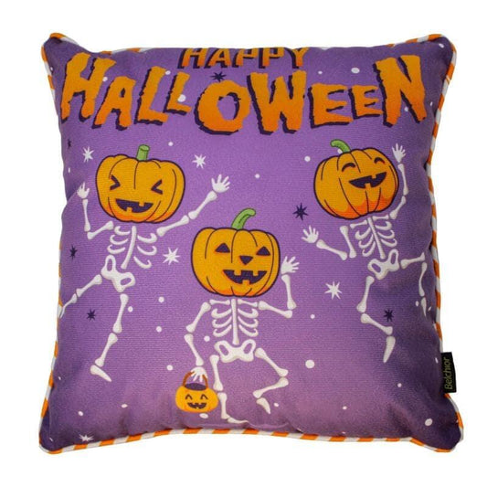 Capa Happy Halloween Aboboras Com Cordone 43x43cm