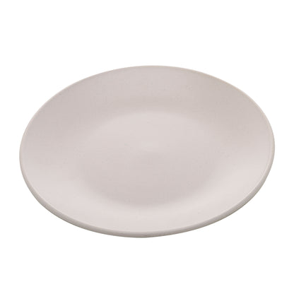 Prato para Sobremesa de Ceramica Cronus Bege 20,5cm