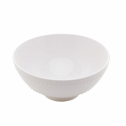 Bowl de Porcelana New Bone Pearl Branco 15x7cm