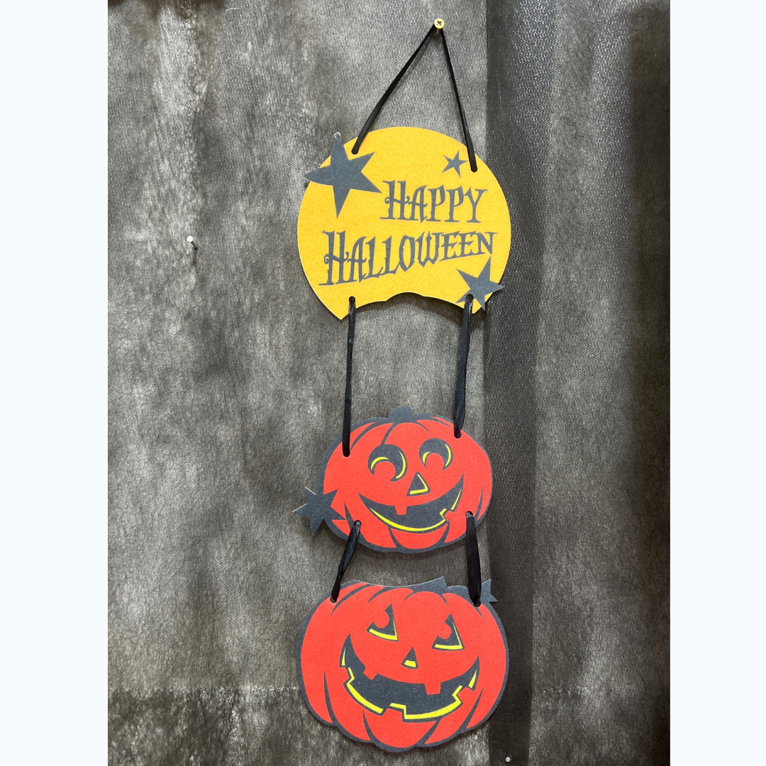 Placa de Aboboras Happy Halloween 52cm